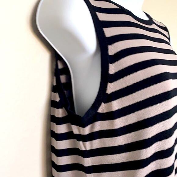 Jones NewYork Tank Black & Gray Striped XL - Picture 3 of 9